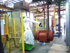 금속 부품 엔진 산업에 적용 된 GR650 페인트 로봇