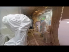 GR6150-1500 열차 캐비닛의 문을 칠하는 로봇